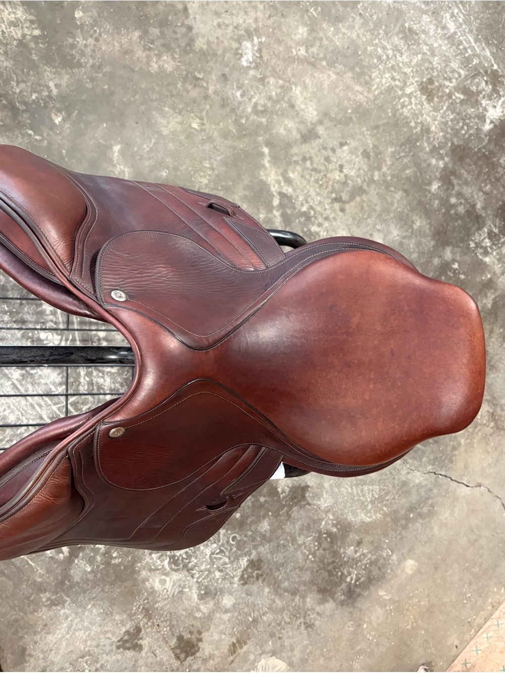 Leather Close Contact Saddle - Brown